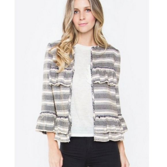 Sugarlips Frayed Cardigan Size Extra Small - Picture 2 of 9